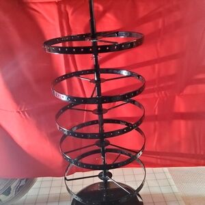 Black Rotating Storage Rack